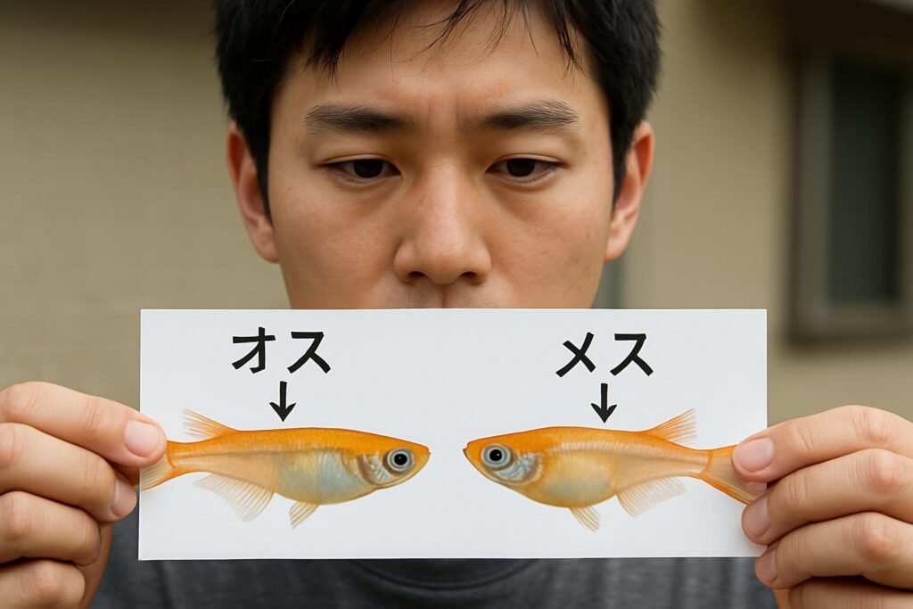 メダカのメスを確実に選ぶ方法
