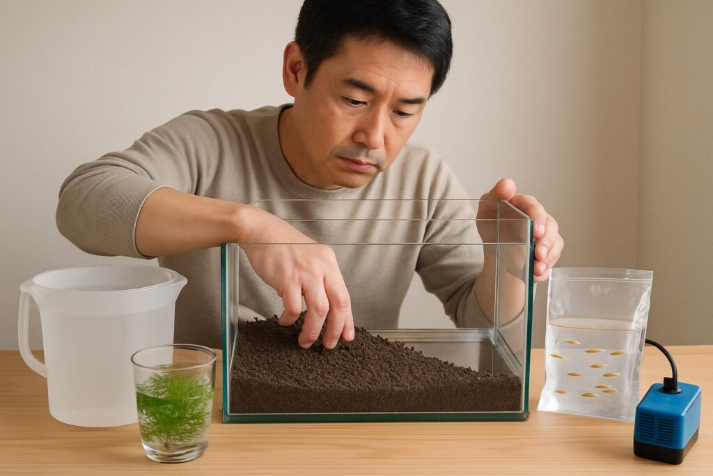 「メダカ メスだけ」飼育の準備と実践